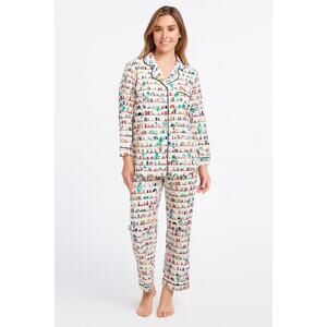Kate Spade Pajama Set Women’s Medium | Cotton Blend Button Down Sleepwear